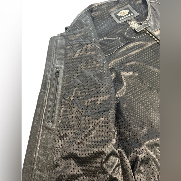 Harley Davidson Leather Vest Size 2XL - Picture 8 of 12